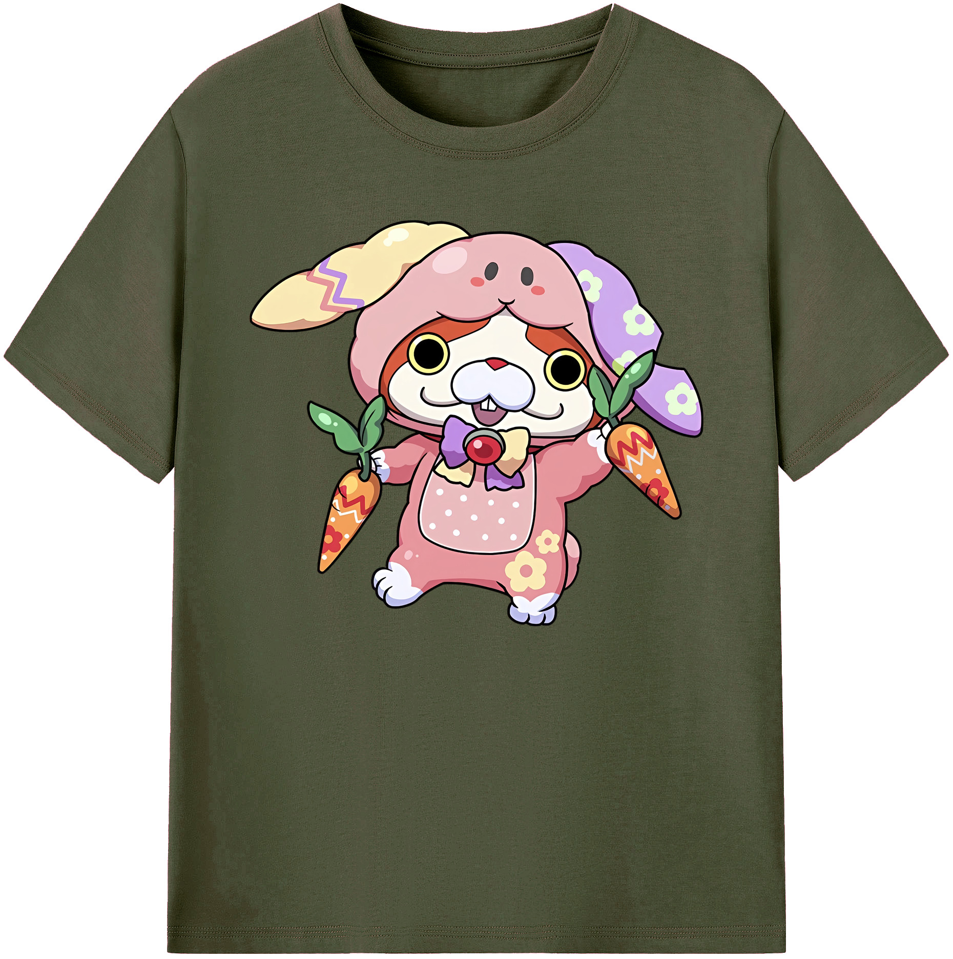 （画像用） 妖怪ウォッチ Yo-kai Watch 綿100％ メンズ半袖Tシャツ｜肌触りやわらか＆通気性